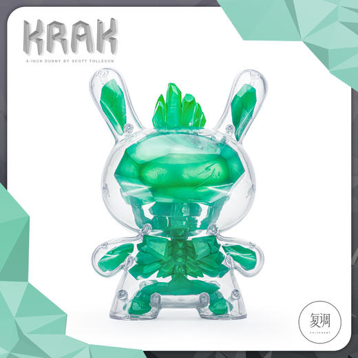 Kidrobot Krak Dunny 透明 复调限定版 Scott Tolleson 商品图5