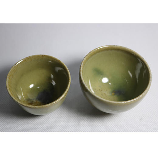 陶怡 绿釉柴烧茶杯 商品图0
