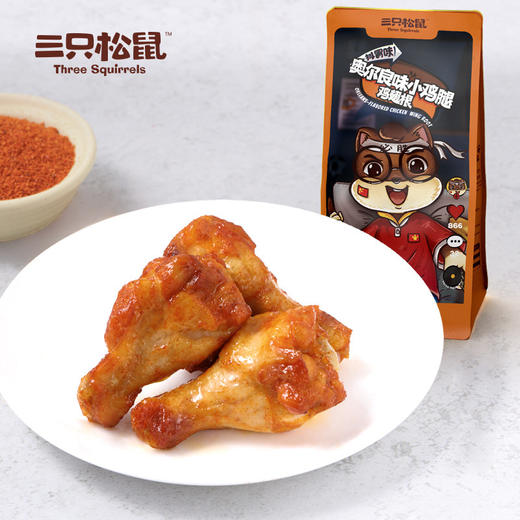 【三只松鼠_深夜虎皮凤爪200g】零食卤味肉脯香辣五香小包鸡爪子 商品图1