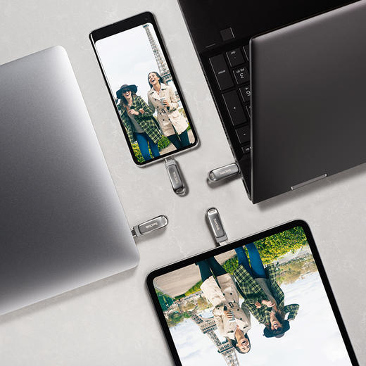 SanDisk闪迪手机u盘128g金属type-c优盘手机电脑两用U盘双接口u盘 商品图2