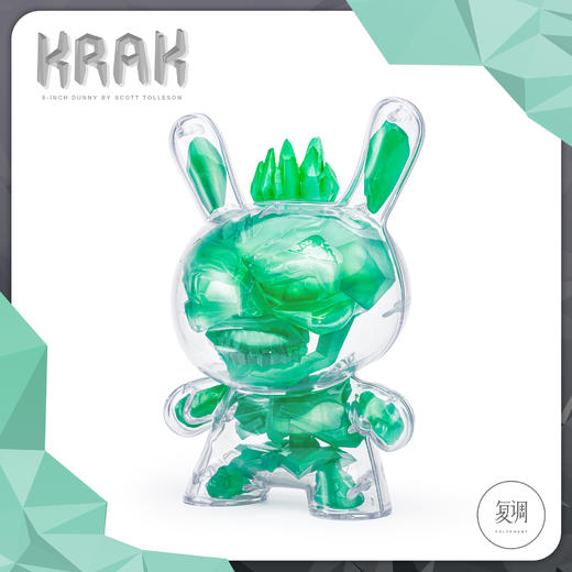 Kidrobot Krak Dunny 透明 复调限定版 Scott Tolleson 商品图3