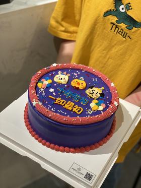 复古撞色party风奶油蛋糕
