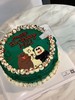 复古圣诞风手绘奶油蛋糕 商品缩略图1