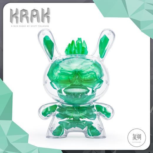 Kidrobot Krak Dunny 透明 复调限定版 Scott Tolleson 商品图2