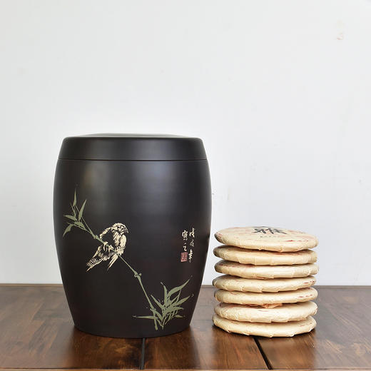陶茶居精品14片腰鼓茶罐 商品图2