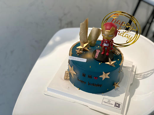 钢铁侠复联男宝生日蛋糕 商品图0