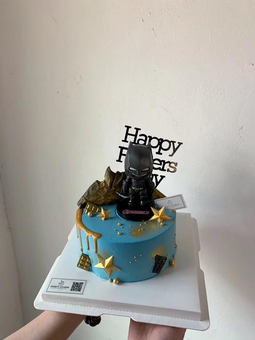 复联男宝蝙蝠侠奶油蛋糕 商品图0