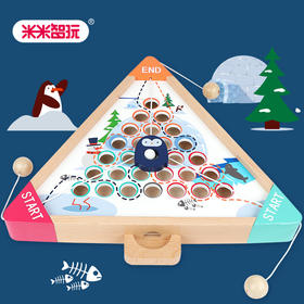【亲子互动类桌球 小企鹅大冒险】儿童趣味桌游 训练孩子团队协作力 提升孩子专注力 亲子互动类桌游
