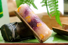 ★真空即食竹筒甜粽6个装