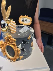 复古欧式相框6寸加高奶油蛋糕