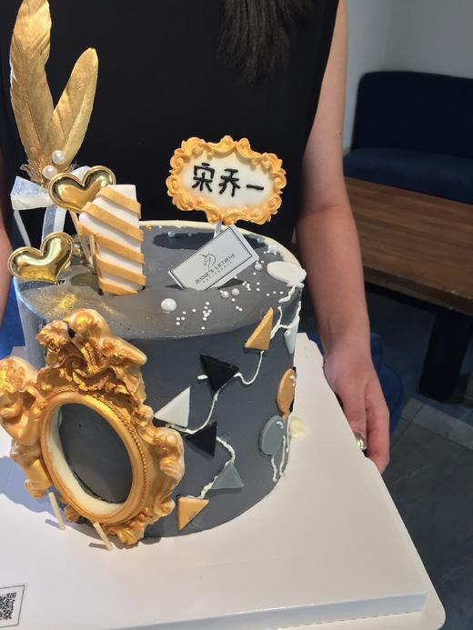 复古欧式相框6寸加高奶油蛋糕 商品图0