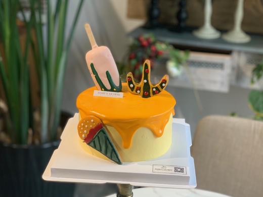 纯手工糖霜饼干奶油蛋糕 商品图0