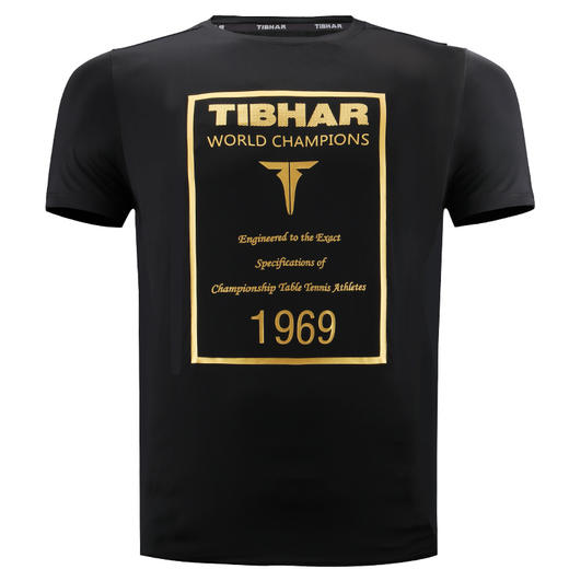 TIBHAR挺拔1969乒乓球服男女款运动服乒乓球比赛服短袖T恤 商品图1