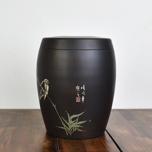 陶茶居精品14片腰鼓茶罐 商品图3