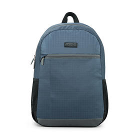 667 41040 格纹双肩包 蓝色