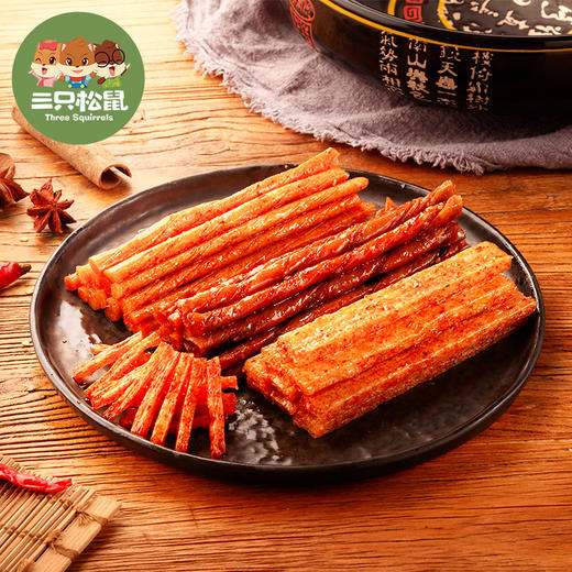 三只松鼠直尺辣条（约辣）110g/包 商品图1