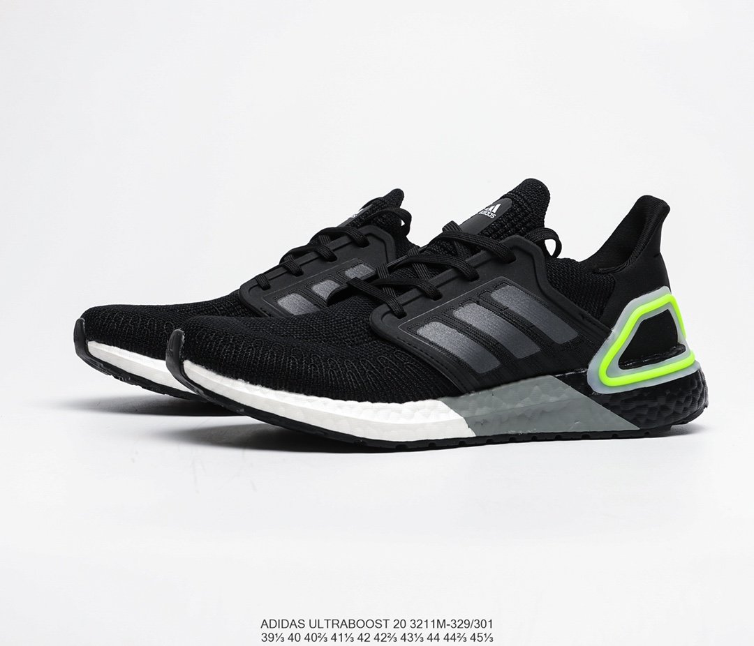 阿迪达斯adidasultraboost20ub60代袜套式针织鞋面休闲运动慢跑鞋