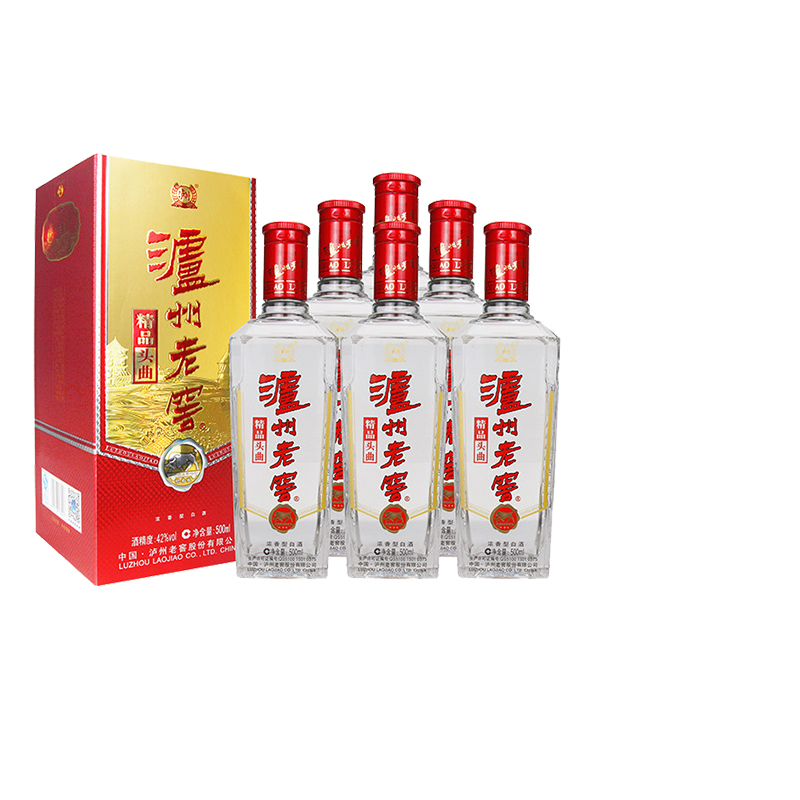 【泸州老窖酒名堂 会员日5折】精品头曲2013版 42度500ml*6