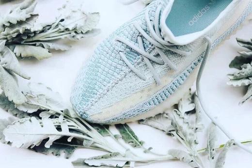 adidas yeezy boost 350 v2"cloud white 椰子 冰蓝天使 鞋带反光版