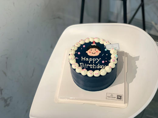 手绘头像生日蛋糕 商品图0
