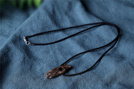 【润生活】芽庄黑棋高油性沉香随形挂件 c19 商品图2