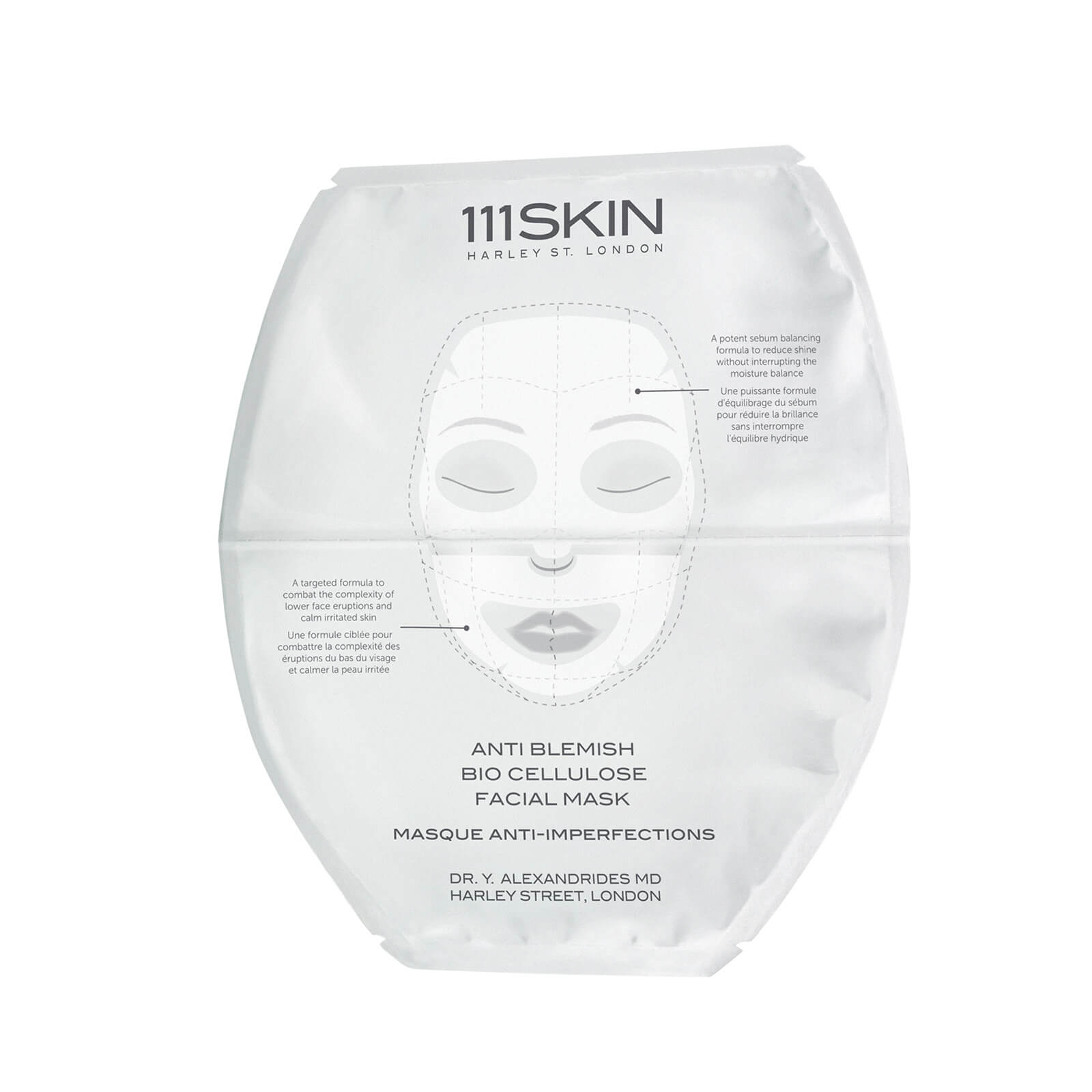 111skin anti blemish bio cellulose facial mask