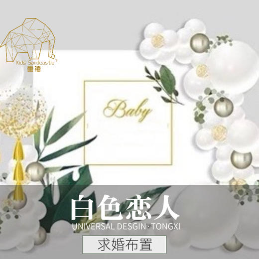 【童禧派对】白色主题生日 商品图0