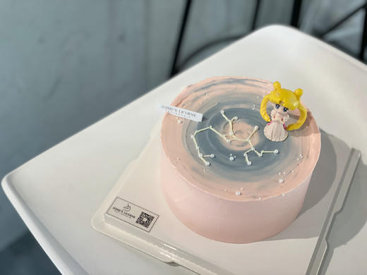 简约马卡龙色系星座蛋糕 商品图0
