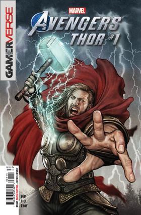 复仇者联盟 雷神 斜线 Marvels Avengers Thor （2020）普封