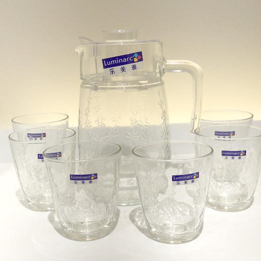 乐美雅浮雕花蔓1.6L水具7件套 商品图1