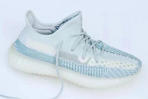 adidas yeezy boost 350 v2"cloud white 椰子 冰蓝天使 鞋带反光版