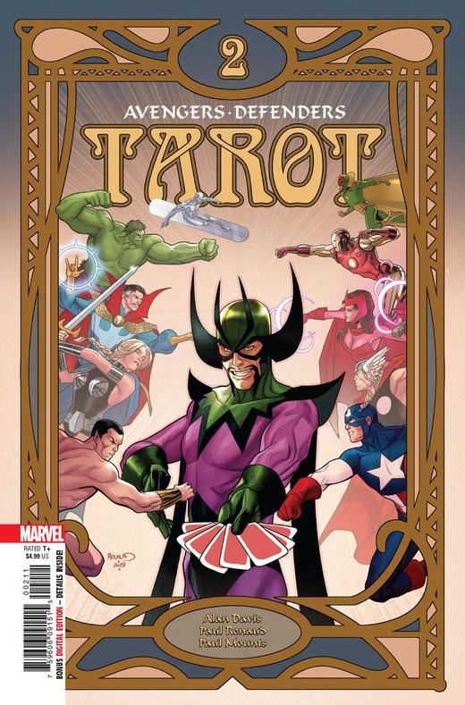 复仇者联盟/捍卫者联盟 塔罗牌 Tarot 斜线 Avengers Defenders Tarot（2020）普封 商品图0
