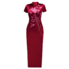 LY-00812妈妈装婚宴服长款端庄大气修身显瘦厚缎刺绣旗袍 商品缩略图10
