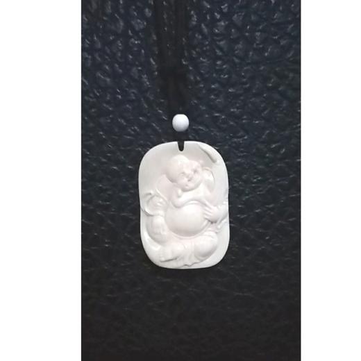 猛犸牙手工雕刻佛挂件 商品图0