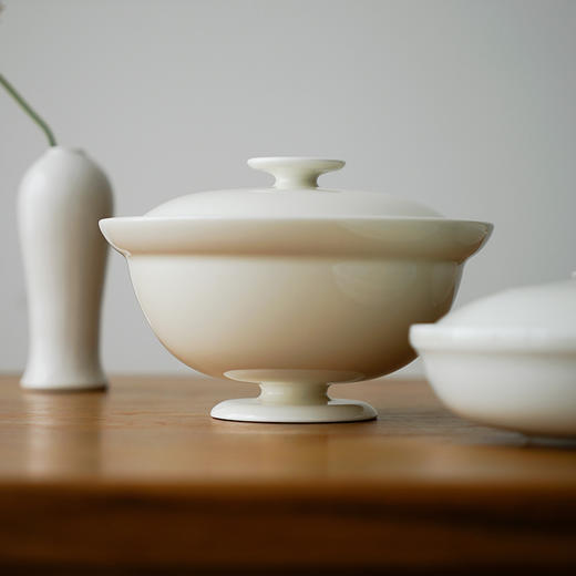 「中国 三两日常」小盖碗 大盖碗 高足盖碗 汤盅 商品图4