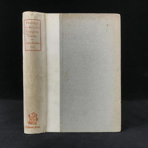 限量500册 1892年 菲尔丁《里斯本航海日记》 卷首配插图 犊皮（vellum）脊精装32开 商品图0