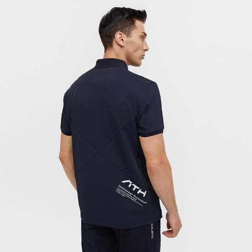 迪桑特Descente 高科技tough珠地面料拼接短袖polo 商品图5