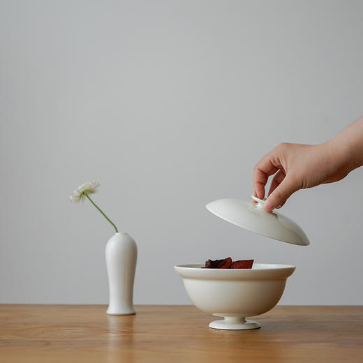 「中国 三两日常」小盖碗 大盖碗 高足盖碗 汤盅 商品图0