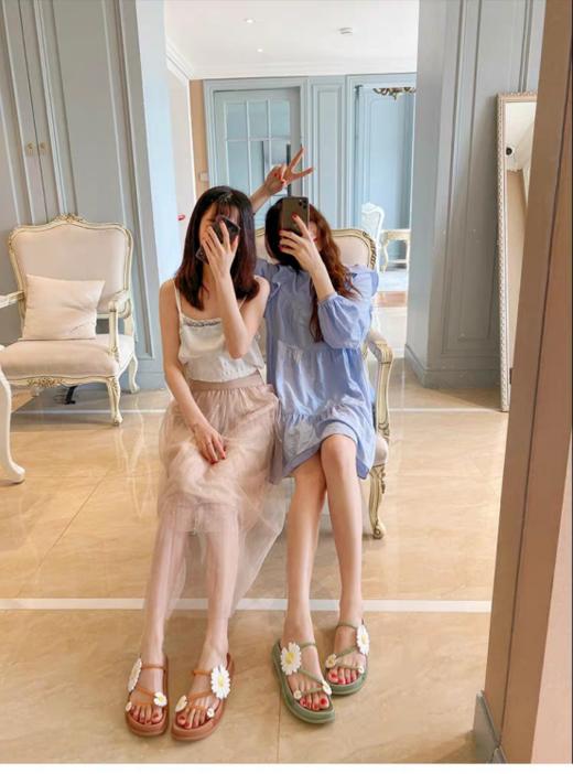 ★小雏菊厚底凉拖鞋 商品图3