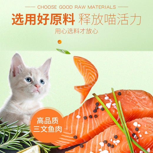 猫饼干猫零食薄荷小鱼饼干成猫去毛球化毛幼猫增肥猫咪磨牙小鱼干 商品图6