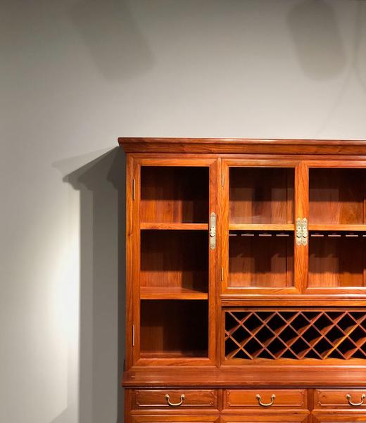 红桥红  家具严选  缅甸花梨(大果紫檀）  【酒柜】 商品图3