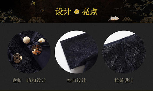 DLQ-A1830新款中国风复古老上海改良旗袍连衣裙 商品图6