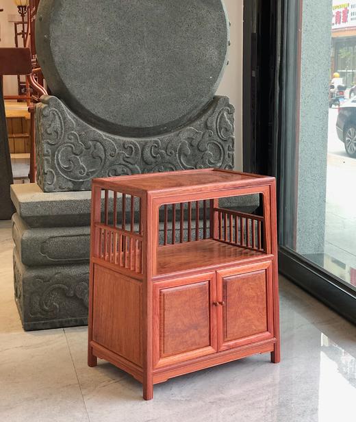 红桥红  家具严选  缅甸花梨(大果紫檀）  【缅花直棂茶水柜】 商品图5