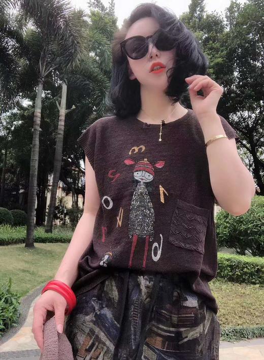 立亨麻衫卡通印花 商品图3