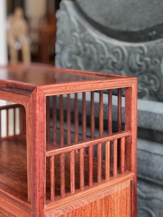 红桥红  家具严选  缅甸花梨(大果紫檀）  【缅花直棂茶水柜】 商品图2