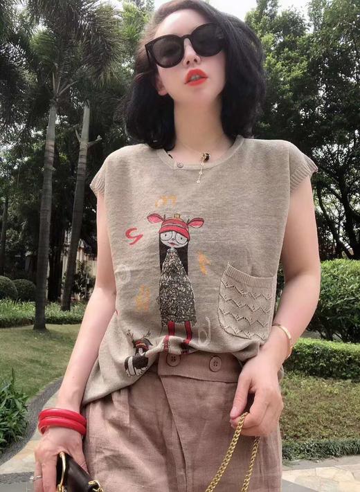 立亨麻衫卡通印花 商品图4
