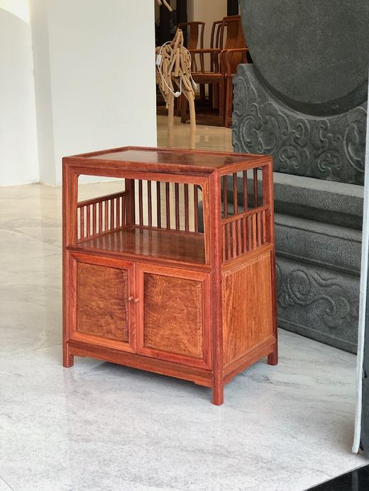 红桥红  家具严选  缅甸花梨(大果紫檀）  【缅花直棂茶水柜】 商品图1