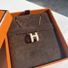 爱马仕Hermes necklace 经典H款珐琅项链 商品缩略图3