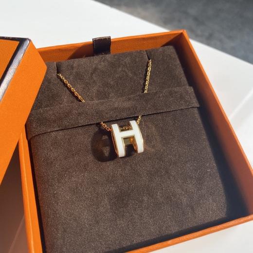 爱马仕Hermes necklace 经典H款珐琅项链 商品图3