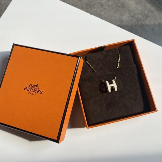 爱马仕Hermes necklace 经典H款珐琅项链 商品图2